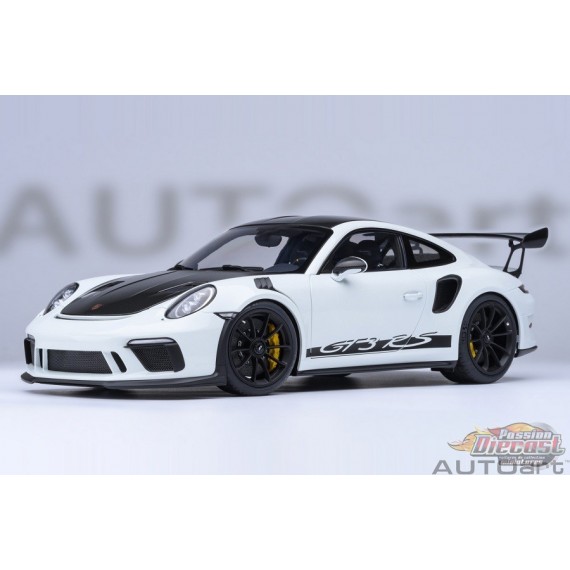 Porsche 911 (991.2) GT3 RS Weissach Package (White) - Autoart 1/18 - 78176 Passion Diecast 