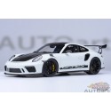(Preorder)(Free shipping) Porsche 911 (991.2) Ensemble Weissach GT3 RS (Blanc) - Autoart 1/18 - 78176