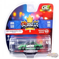 CHASE CAR 1991 Ford Mustang - Royal Canadian Mounted Police - Canada Special Edition - 1/64 Greenlight - 43065 AGR