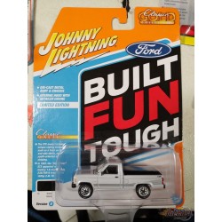 CHASE CAR 1987 Ford Ranger STX in Black with Silver STX Stripes - Johnny Lightning 1/64 - JLCG037 BGR