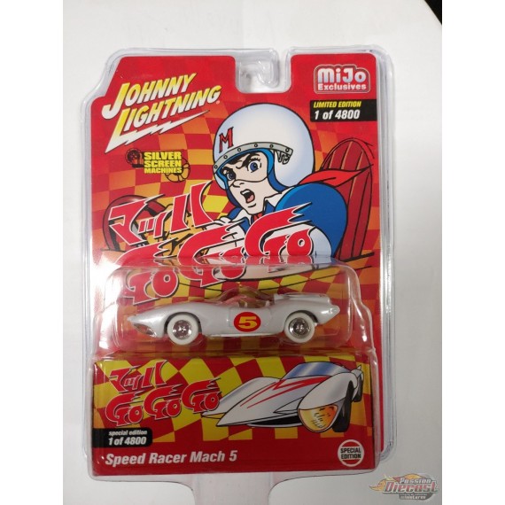 Speed Racer Mach 5 Japan Nostalgia Version  - Johnny Lightning 1/64 Mijo Exclusive