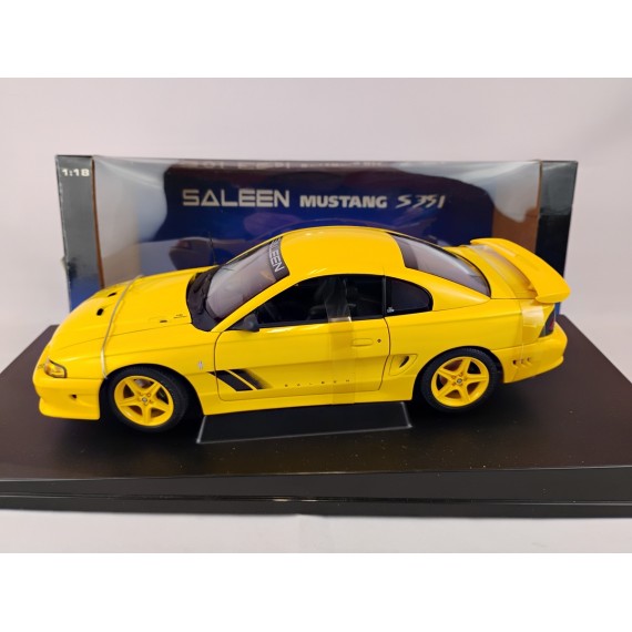 (Usagé)(Free shipping) FORD MUSTANG SALEEN S35 (JAUNE) AUTOART 72720  Usagé