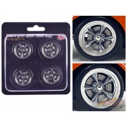 (Preorder)(Web Only)  Ensemble de 4 roues et pneus Smooth Spoke Torque Thrust - ACME - 1/18 - A1807220W