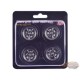 Smooth Spoke Torque Thrust Wheel and Tire Set of 4 piece - ACME - 1/18 - A1807220W
