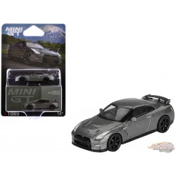 2013 Nissan GT-R NISMO R35 CRS Version - Dark Metal Gray - Mini GT - 1:64 - MGT01089 Passion Diecast