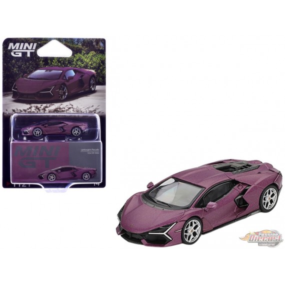 Lamborghini Revuelto Viola 30th - Matte Purple - Mini GT - 1:64 - MGT01121 Passion Diecast