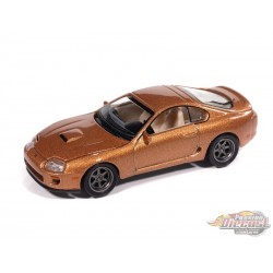 1998 Toyota Supra Sedona Sunset Metallic - 2025 Premium Release 3 Version A - Auto World - 1/64 - AW64522 A F