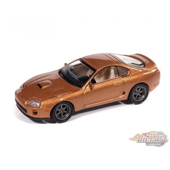 Toyota Supra 1998 Sedona Sunset Metallic - 2025 Premium Release 3 Version A - Auto World - 1/64 - AW64522 A F