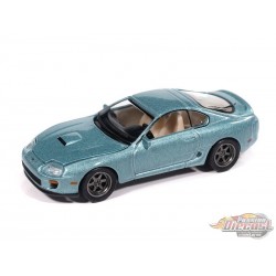 1998 Toyota Supra Caribbean Green - 2025 Premium Release 3 Version B - Auto World - 1/64 - AW64522 B F