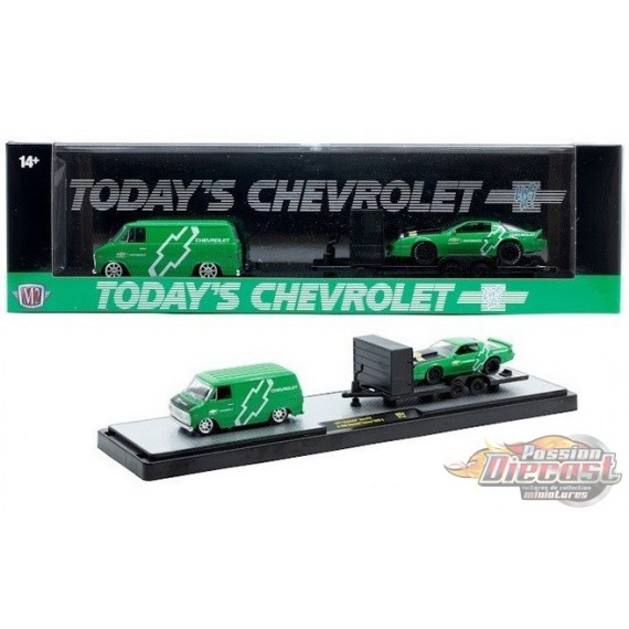 1971 Chevrolet Van G10 & 1985 Chevrolet Camaro IROC-Z - M2 1/64 - 36000-94 C