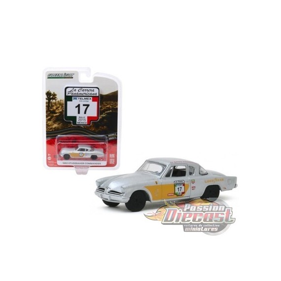 1953 Studebaker Commander no 17 - La Carrera Panamericana   2  - Greenlight 1-64  -  13260 A