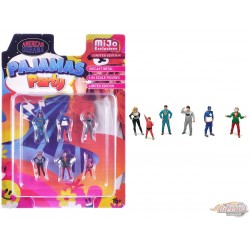 Pajamas Party - Ensemble de 6 pièces métal - American Diorama 1/64 - AD-2436 Passion Diecast