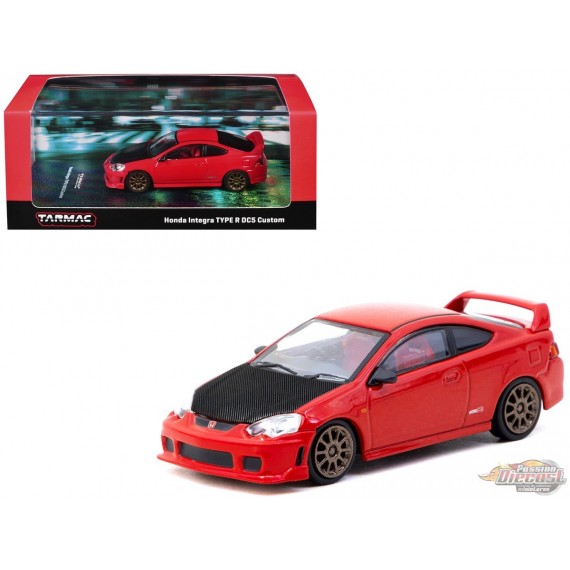 Honda Integra TYPE R DC5 Custom - Red - Tarmac Works - 1/64 - T64R-TL022-RE Passion Diecast