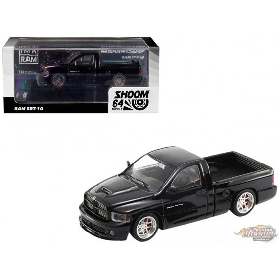 2003 Dodge Ram SRT-10 Pickup - Black - GCD SHOOM64 - 1:64 - SHOOM-103-003 Passion Diecast