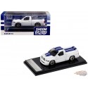 (Preorder) 2003 Dodge Ram SRT-10 Pickup - White with Blue Racing Stripes - GCD SHOOM64 - 1:64 - SHOOM-103-005