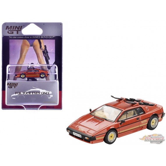 Lotus Esprit Turbo James Bond 007 FOR YOUR EYES ONLY - Mini GT - 1:64 - MGT00912-007E Passion Diecast