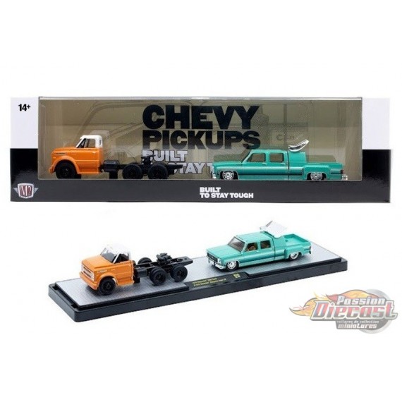 1970 Chevrolet C60 Truck & 1974 Chevrolet Cheyenne Super 30 - M2 1/64 - 36000-96 A