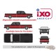 1979 Chevrolet Scottsdale C20 Crew Cab - Black w/ Red two Tone - Mijo Exclusives - IXO Models - 1:64 - IAPR1015 Passion Diecast