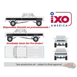 1978 Chevrolet Silverado K30 Crew Cab Fleetside Lifted - White & Black - Mijo Exclusif - IXO Models - 1:64 - IAPR1012