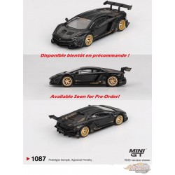 (Preorder) LB-WORKS Lamborghini Aventador Limited Edition - Matte Black - Mini GT - 1:64 - MGT01087