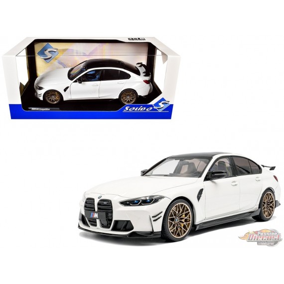BMW M3 (G80) Performance Parts 2024 Blanc - Solido - 1/18 - S1814301 - Passion Diecast 