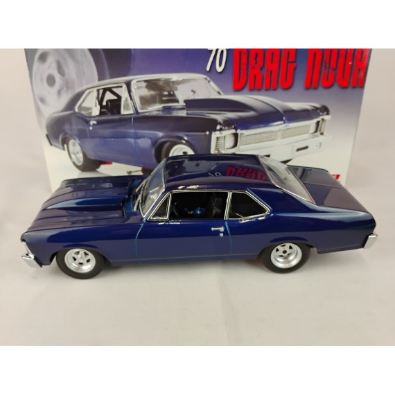 ( Used)(Free shipping)1970 NOVA DRAG (BLUE)  GMP 1801913 Usagé Used