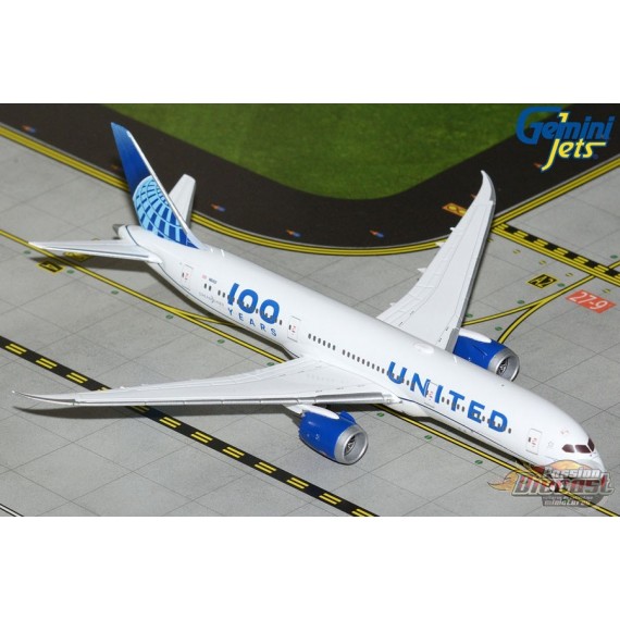 United Airlines Boeing 787-9 Dreamliner "100/Centenial" / N61101 / Gemini Jets / 1:400 / GJUAL2228 GJ2228