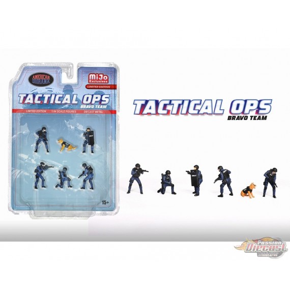 Figures - Tactical OPS SWAT Team - American Diorama - 1/64 - AD-2439 Passion Diecast