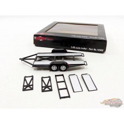 (Web Only) Remorque à voiture Tandem  avec Tire Rack - Noir    GMP 1/43 14302