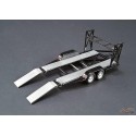 (Web Only) Remorque à voiture Tandem  avec Tire Rack - Noir    GMP 1/43 14302