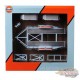 (Web Only) Remorque à voiture Tandem  avec Tire Rack - Gulf    GMP 1/43 14304