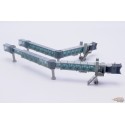 (Web only) Air passenger Bridge for narrow-body aircraft Green transparent / 2 per set / JC Wings / 1:400 / LH4392