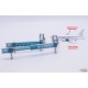 Air passenger Bridge for narrow-body aircraft Blue / 2 per set / JC Wings / 1:400 / LH4390