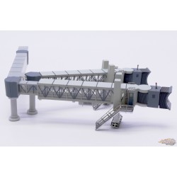 Air passenger Bridge for wide-body aircraft transparent / 1 per set / JC Wings / 1:400 / LH4387