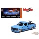 1993 Chevrolet 454SS Pick-Up & 2007 XL 1200N Nightster Harley-Davidson Bike Custom - Bleu - Maisto 1/24 - 32276 CBL