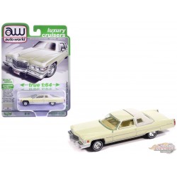 1976 Cadillac Coupe de Ville Phoenician Ivory - 2026 Premium Release 1 Version B - Auto World - 1/64 - AW64532 AWSP210 B