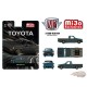 Toyota Pickup Truck 1985 rabaissé - Gris mat avec capot en carbone - M2 Machine - 1:64 - 31500-MJS104 Passion Diecast 