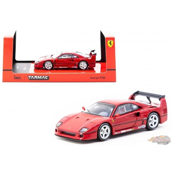 Ferrari F40 - Rouge - Tarmac Works - 1/64 - T64R-076-RE2 Passion Diecast