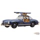 Mercedes-Benz 300 SL 1954 Blue - Norev - 1:18 - 183852 - Passion Diecast