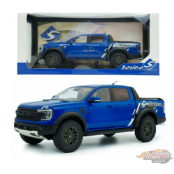 Ford Ranger Raptor 2024 Blue - Solido - 1/18 - S1813902 - Passion Diecast 