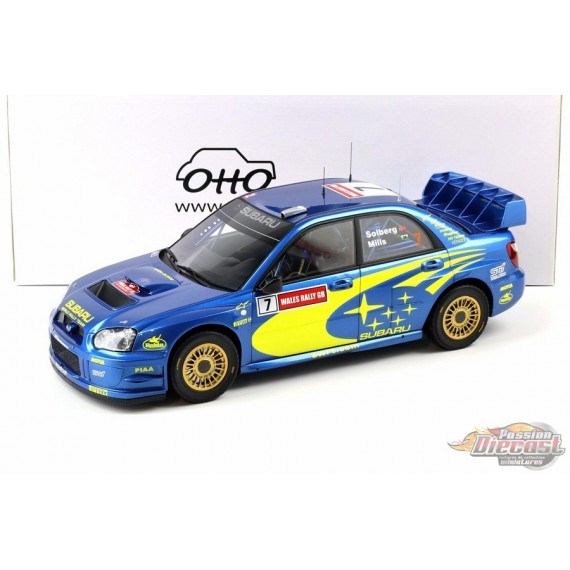 Subaru Impreza S9 WRC Rally of Wales 2003 Solberg No.7 - OTTO - 1/12 - G092 - Passion Diecast 