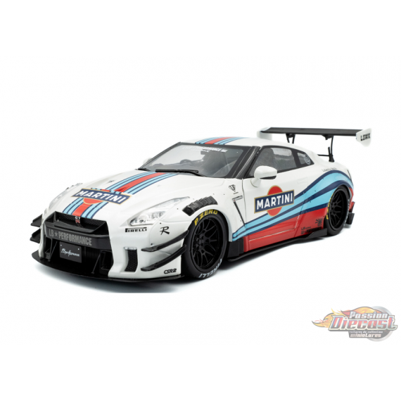 Nissan GT-R R35 LW Body Kit 2.0 Martini 2024 - Solido - 1/18 - S1805819 - Passion Diecast 
