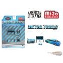 (Preorder) Metal Tools Set A Blue14 pcs set - American Diorama - 1/64 - AD-2449
