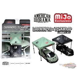 DarwinPro x Teckwrap Canopy set - American Diorama - 1/64 - AD-2452 Passion Diecast