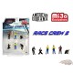 Figures Set Race Crew II - American Diorama - 1/64 - AD-2438 Passion Diecast