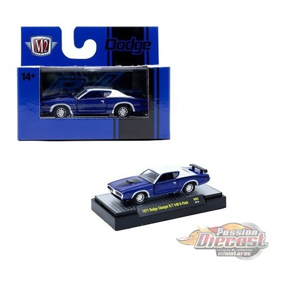 1971 Dodge Charger R/R 440 6-Pack - Detroit-Muscle Release 95 - M2 Machine - 1:64 - 32600-95 D Passion Diecast