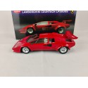 (Usagé)(Free shipping) LAMBORGHINI COUNTACH LP 500 S (ROUGE) 1/18 KYOSHO 08322RR Usagé