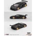 (Max 2 per Customer) (Preorder) LB-WORKS Lamborghini Aventador Limited Edition - Matte Black - Mini GT - 1:64 - MGT01087