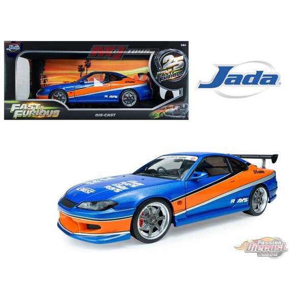 Sean's  Nissan Silvia S15 Spec-s Tokyo Drift Fast & Furious 25e anniversaire - Jada - 1/18 - 37771 - Passion Diecast 