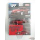CHASE CAR Mini GT - 1:64 - HKS Toyota GR Supra Renaissance Rouge - Mijo Exclusives USA - MGT00265GR Passion Diecast